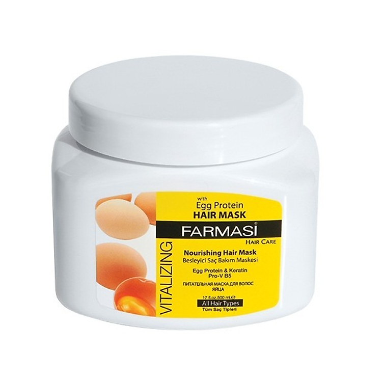 Mặt Nạ Dưỡng Tóc Trứng & Hoa Cúc Farmasi