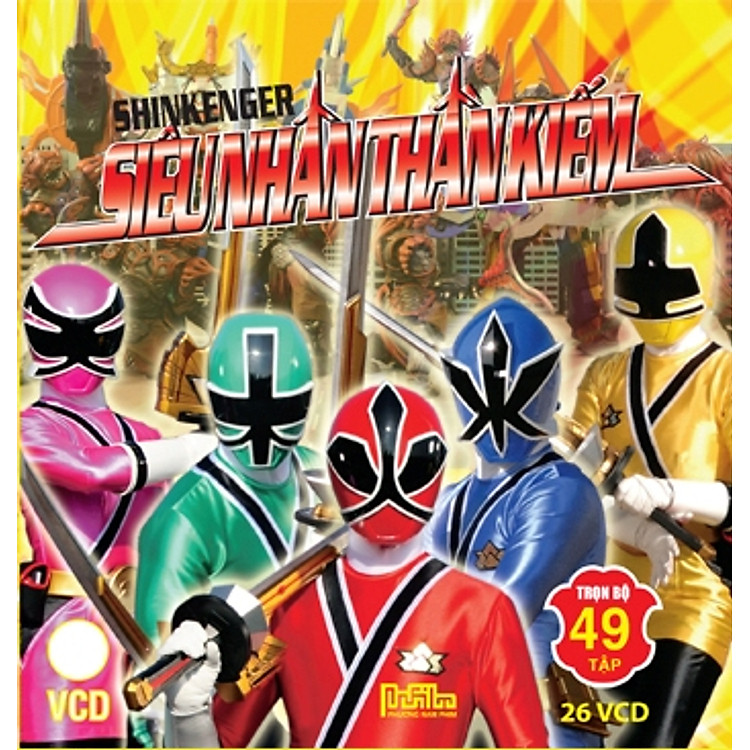 Shinkenger - Siêu Nhân Thần Kiếm (Trọn Bộ 25 VCD)