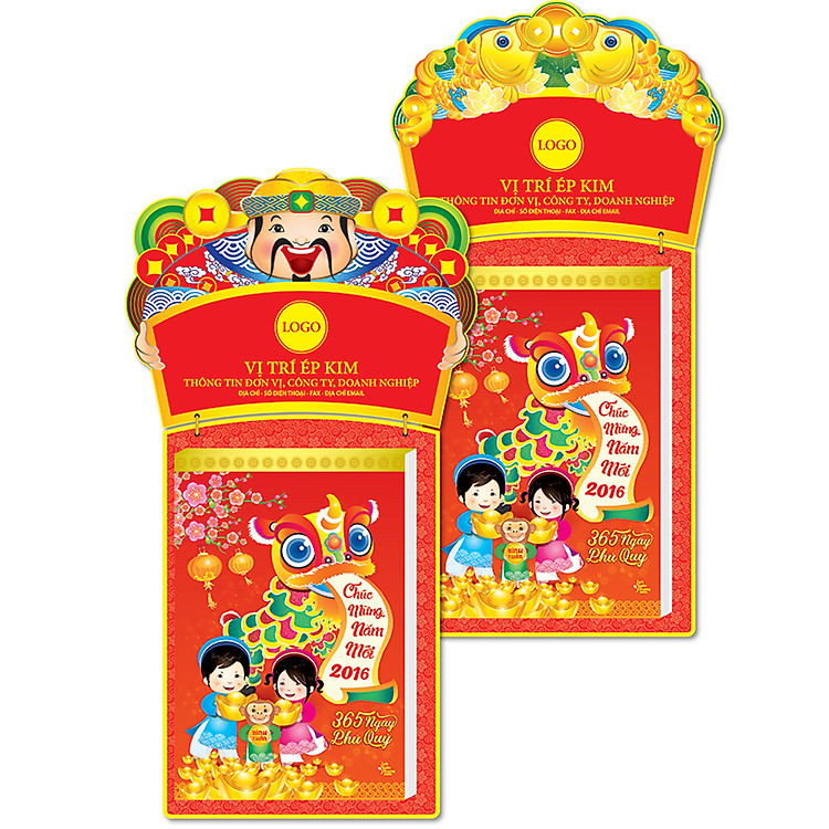 Lịch Block Phương Nam Siêu Đại 2016 - 365 Ngày Phú Quý
