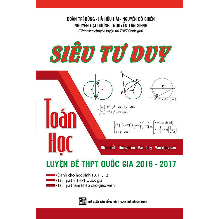 Sách Siêu Tư Duy Toán Học Luyện Đề THPT Quốc Gia 2016 - 2017