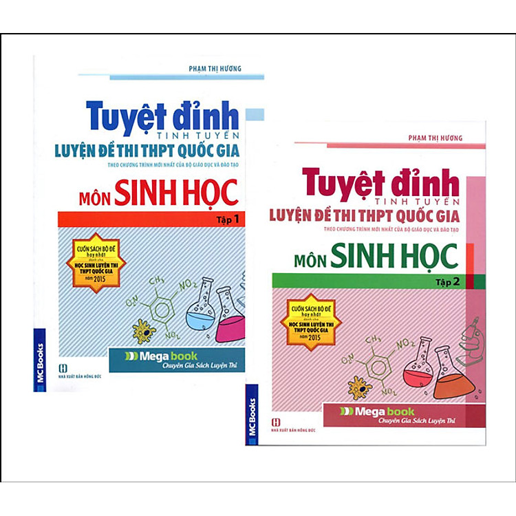 Sách Tuyệt Đỉnh Luyện Đề Thi THPT Quốc Gia Môn Sinh Học (Trọn Bộ 2 Tập)