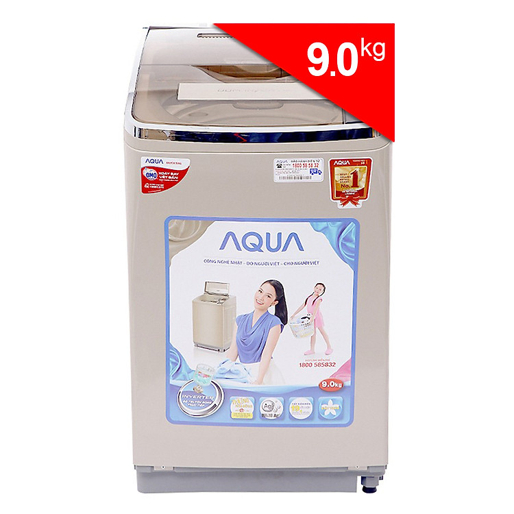 Máy Giặt Cửa Trên Inverter Aqua AQW-D901AT-N (9.0 Kg) - Hàng Chính Hãng