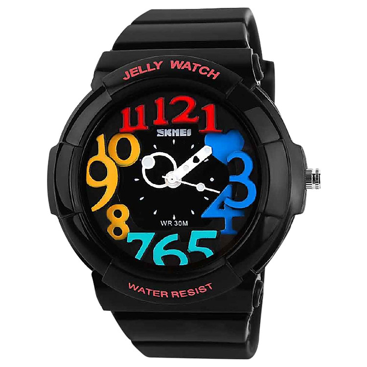 Đồng Hồ Trẻ Em Dây Plastic SKMEI SK-1042C - Đen