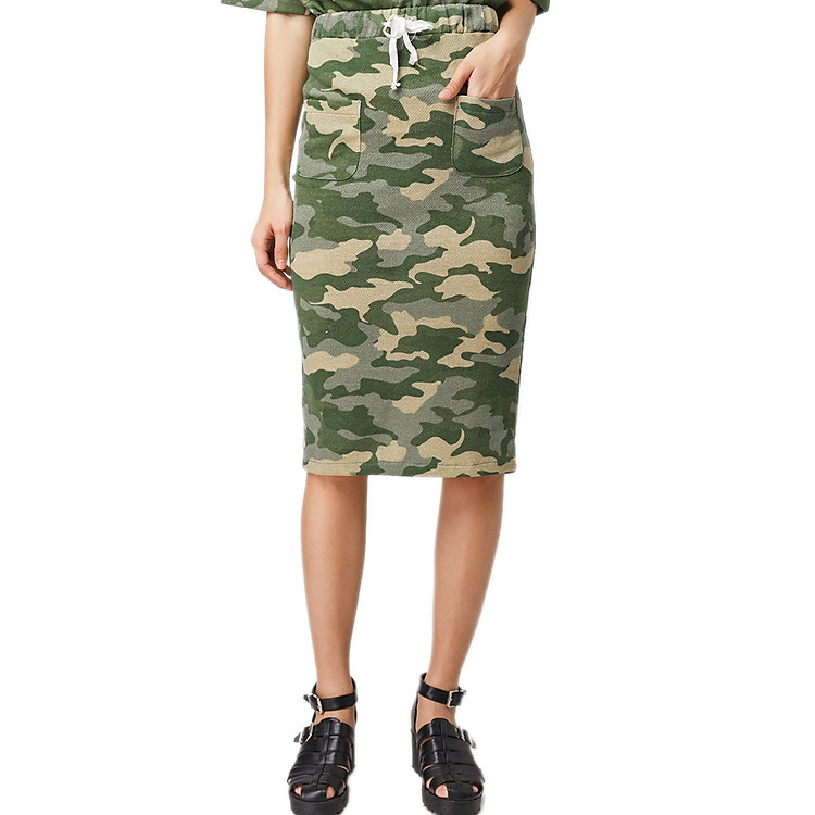 Chân Váy Họa Tiết Rằn Ri Labelle SK13 - Xanh (Freesize)