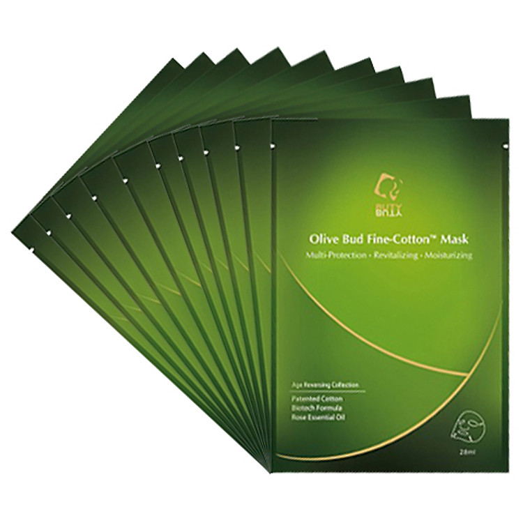 Hộp 10 Mặt Nạ Fine-Cotton™ BUTYBUTY USA Búp Olive 28ml