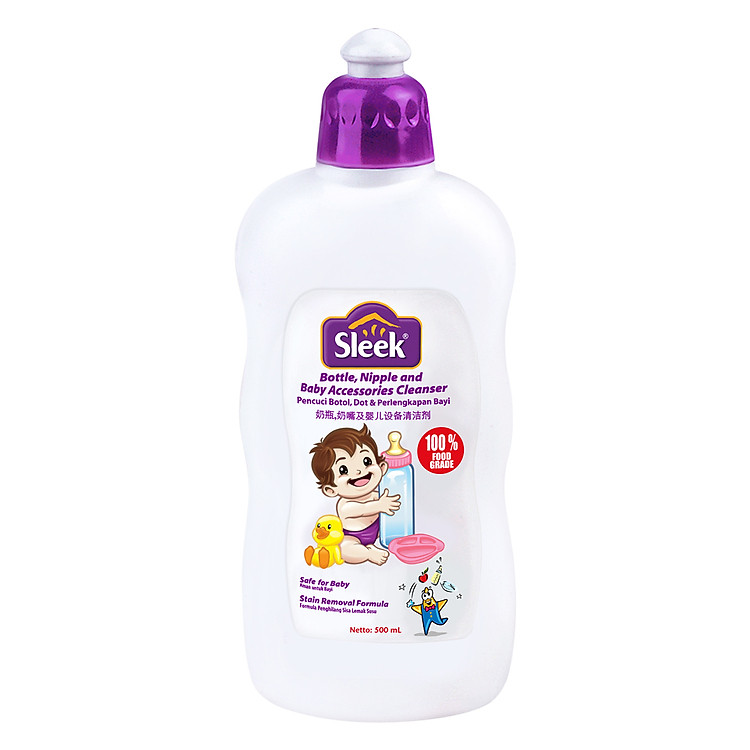 Nước Rửa Bình Sữa Sleek (500ml)
