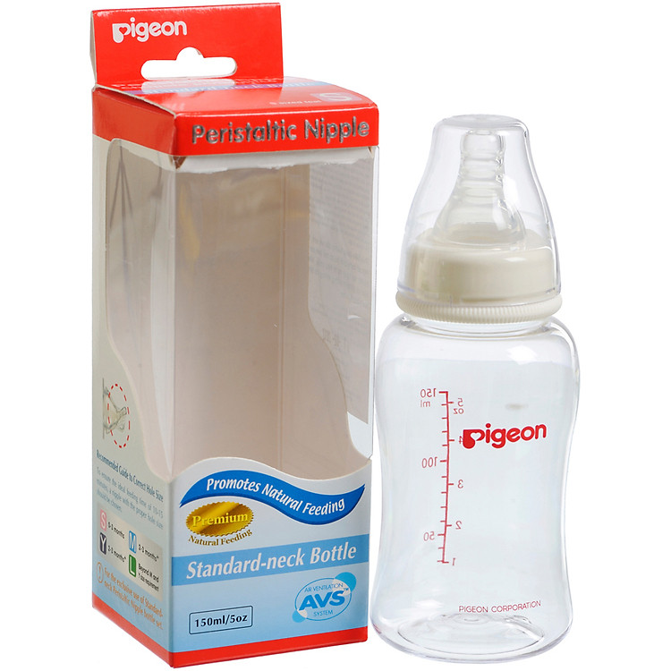 Bình Sữa Nhựa Pigeon Streamline 150ml