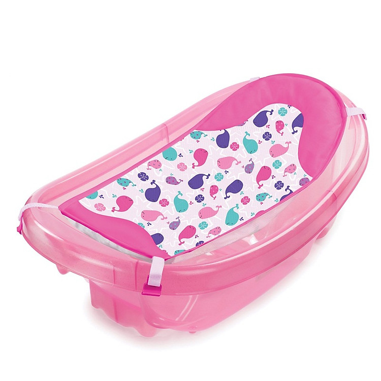 Chậu Tắm Có Lưới Đỡ Hồng Summer Infant SM18165