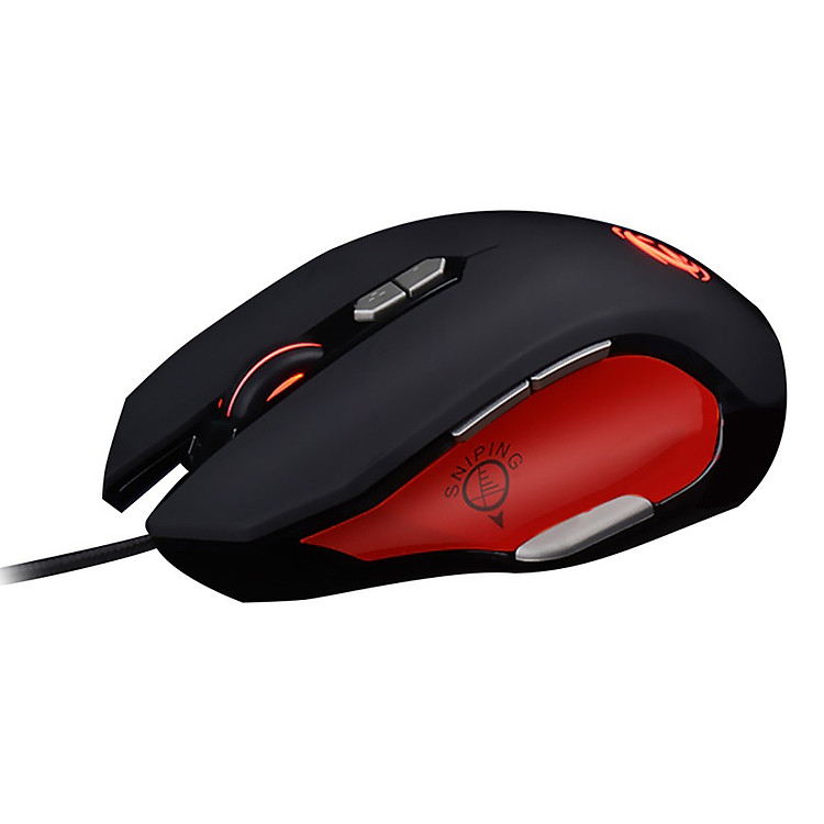 Chuột Chơi Game Có Dây Sarepo SNIPER 4000DPI 8 Phím - Hàng Chính Hãng