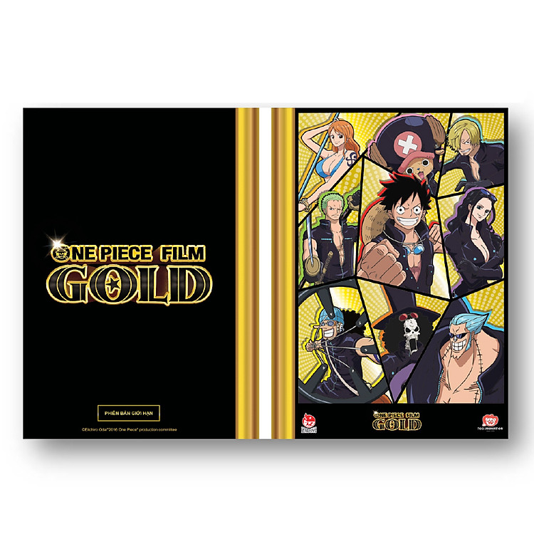 Sổ One Piece Film Gold - Mẫu 2 (Bìa Đen)