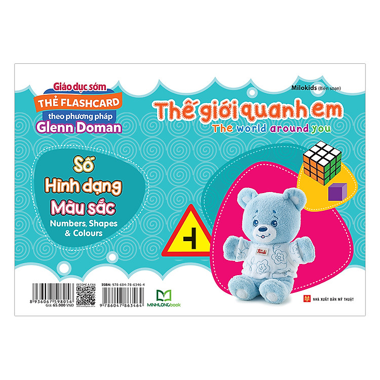 Thẻ Flashcard Theo Phương Pháp Glenn Doman - Thế Giới Quanh Em: Số - Hình Dạng - Màu Sắc