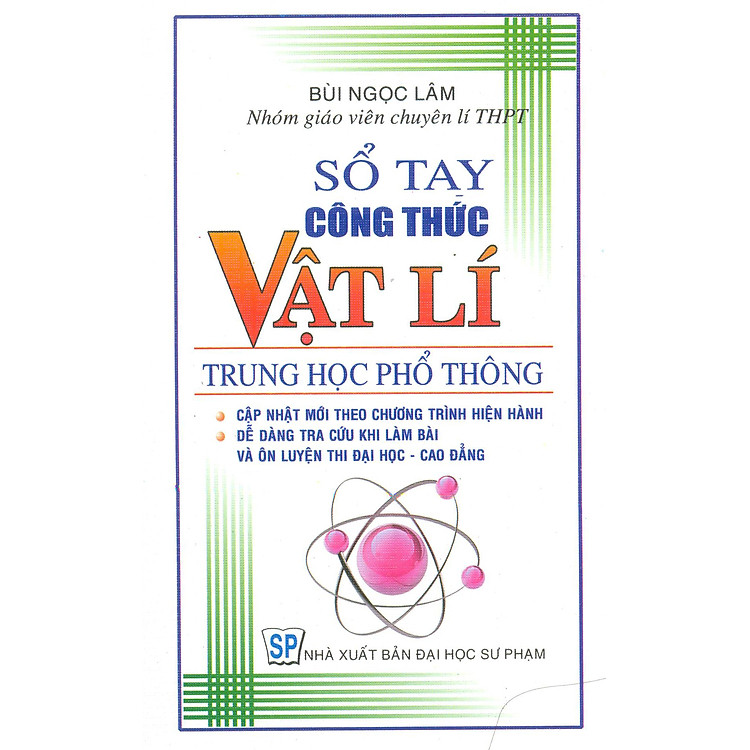 Sách Sổ Tay Công Thức Lý THPT