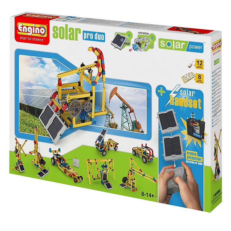 Mô Hình Engino STEM - Bộ Đôi Năng Lượng Mặt Trời S30