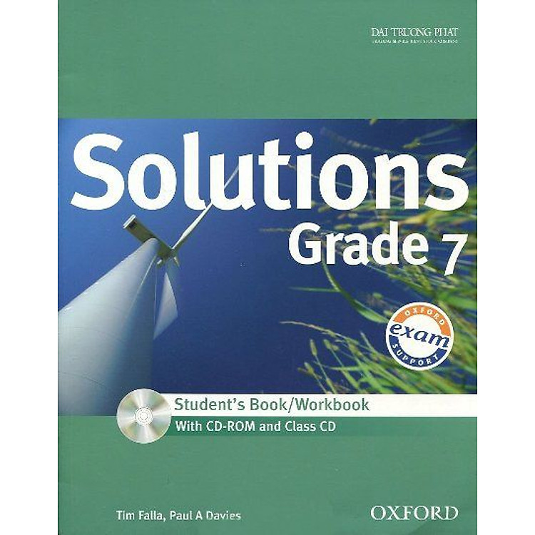 Sách Solutions Grade 7 - Student's Book/Workbook (With CD - Rom And Class CD)