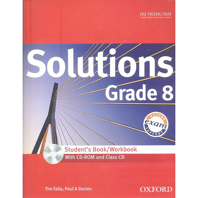 Sách Solutions Grade 8 - Student's Book/Workbook (With CD - Rom And Class CD)