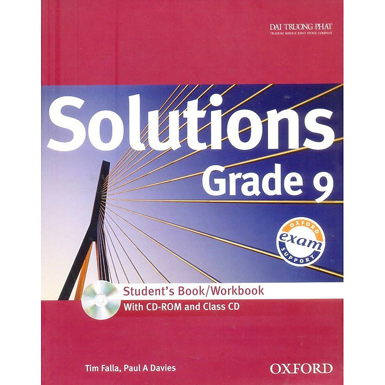 Sách Solutions Grade 9 - Student's Book/Workbook (With CD - Rom And Class CD)
