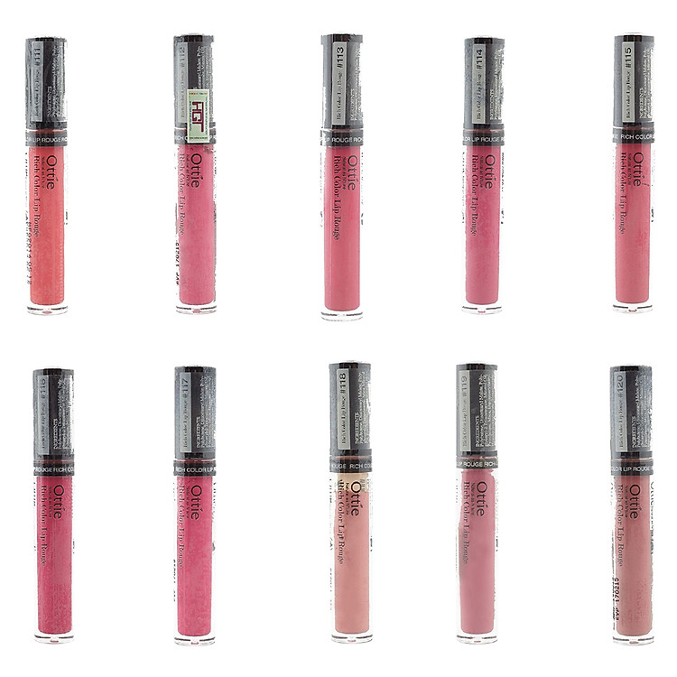 Son Môi Nước Ottie Lipstick Mẫu 111 - 120 (5g)