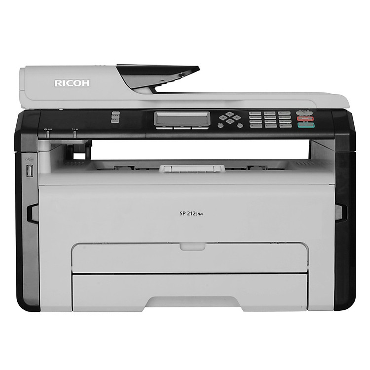 Máy In A4 Laser Đa Năng Ricoh SP 212SNw Copy Scan Ethernet - Hàng Chính Hãng