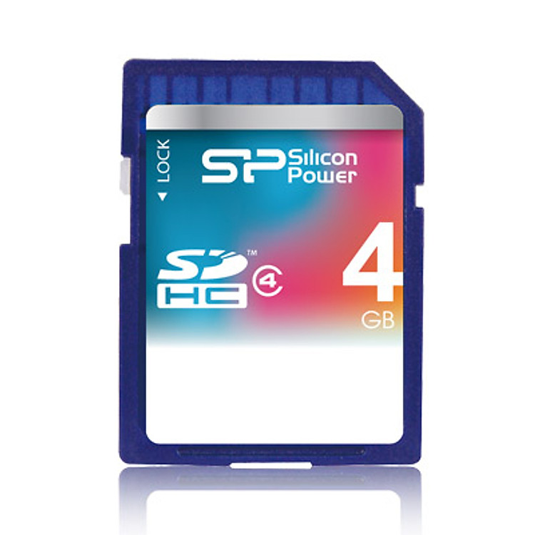 Thẻ Nhớ SDHC Silicon Power Class 4 4GB