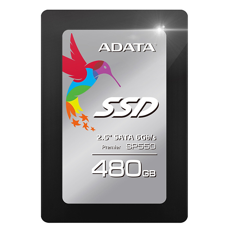 Ổ Cứng SSD ADATA SP550 480GB (2.5 inch, SATA 6Gbps, TLC, EMI) - Hàng Chính Hãng