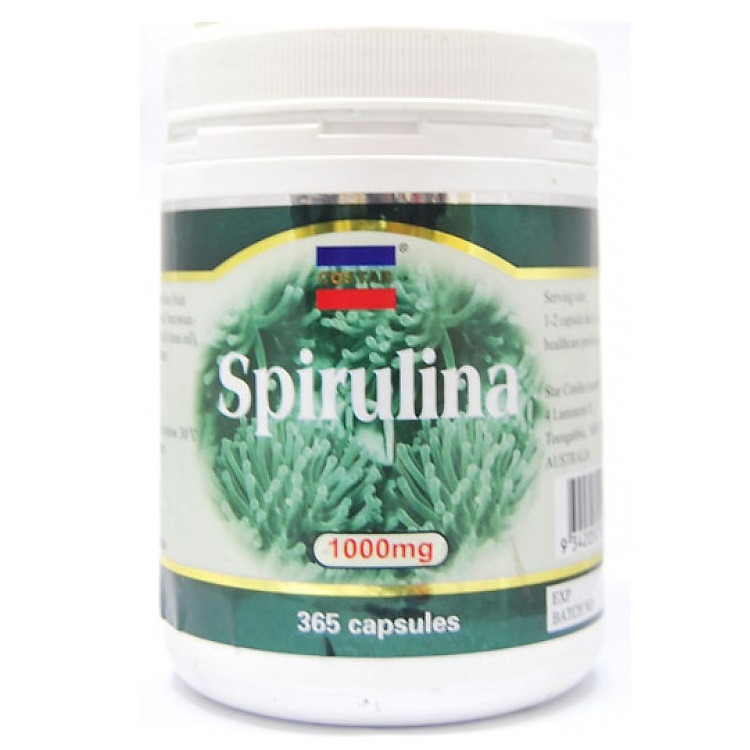 Thực Phẩm Chức Năng Viên Uống Tảo Costar Spirulina 1000mg - Hộp 365 Viên