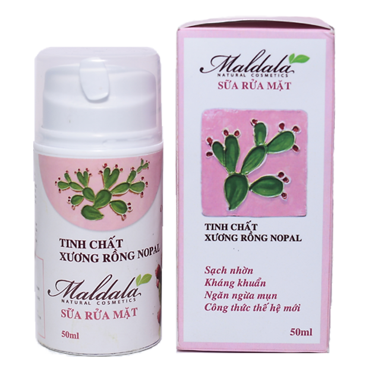 Sữa Rửa Mặt Xương Rồng Maldala (50ml)