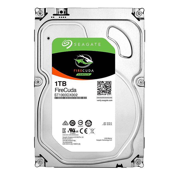 Ổ Cứng HDD Seagate FireCuda 1TB/8GB/3.5 - ST1000DX002 - Hàng chính hãng