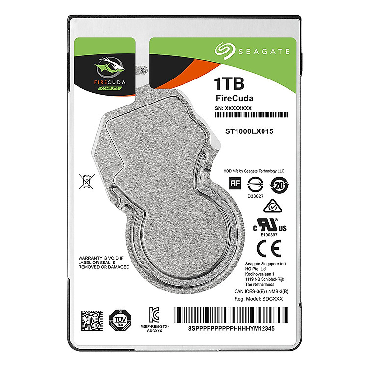 Ổ Cứng HDD Seagate FireCuda 1TB/2.5 - ST1000LX015 - Hàng chính hãng