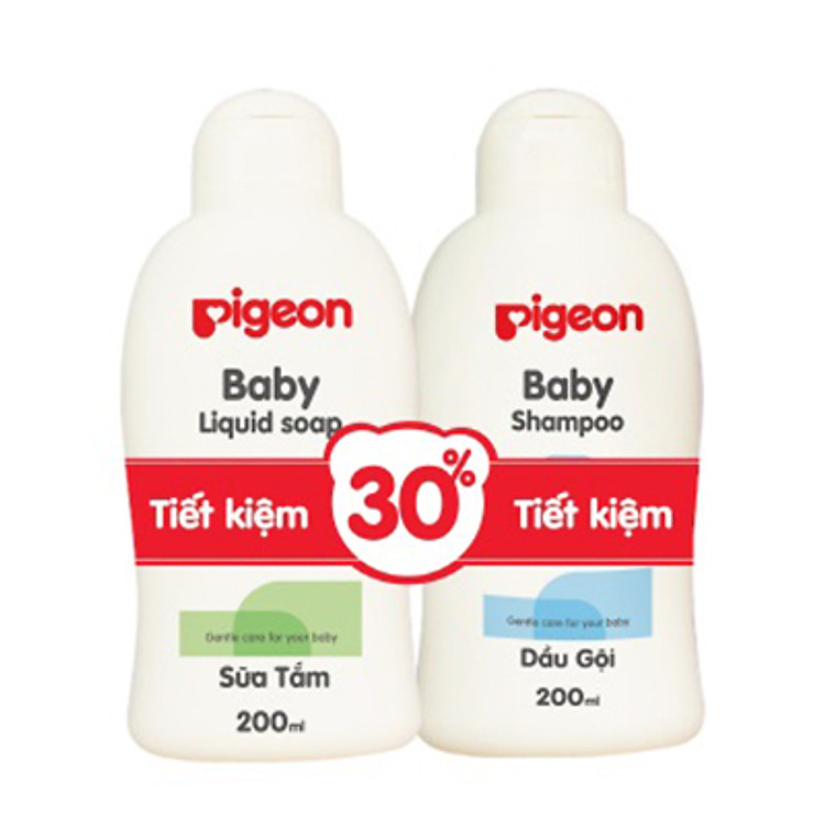 Combo Sữa Tắm Và Dầu Gội Pigeon (200ml)