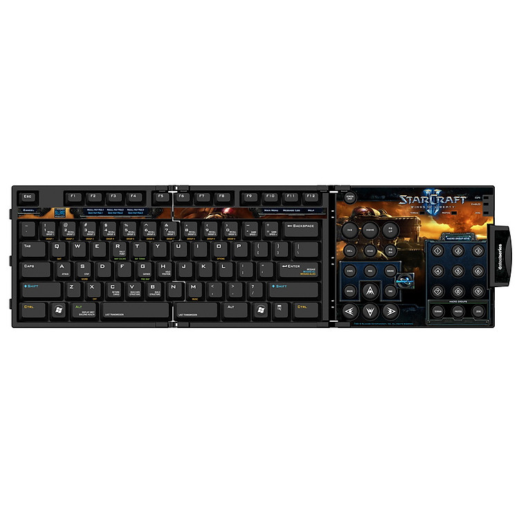 Bàn Phím SteelSeries Zboard Keyset: StarCraft® II - Hàng Chính Hãng