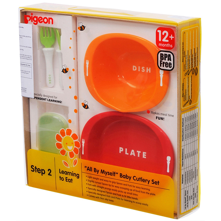 Bộ Tập Ăn Bước 2 Pigeon - GCPG030027