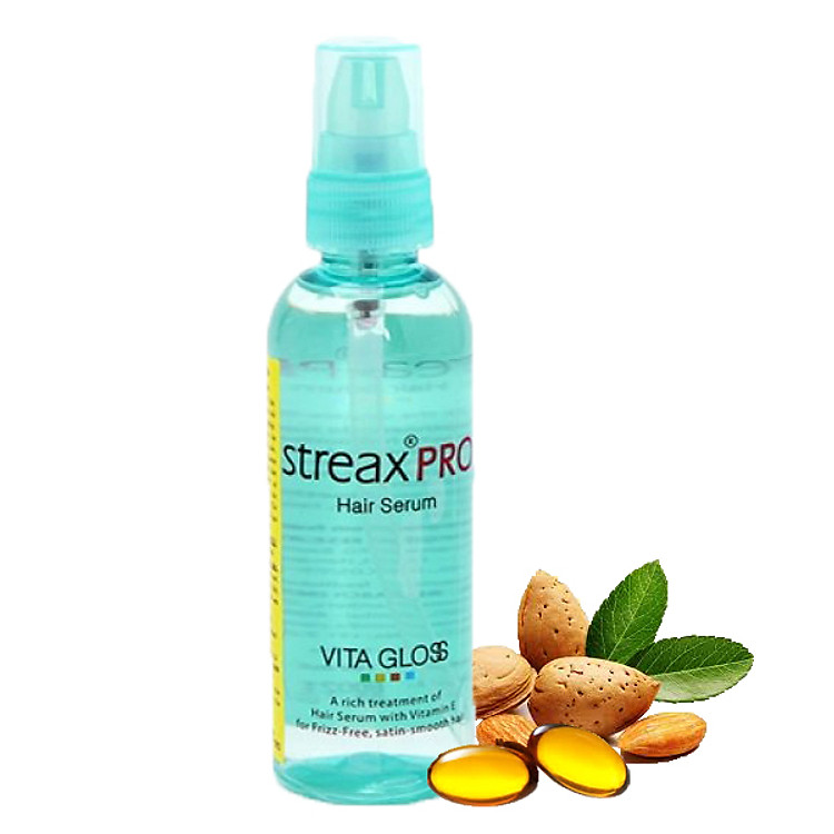 Dầu Dưỡng Tóc Bổ Sung VITAMIN E và Dầu Hạnh Nhân Streax Pro Serum (100ml)