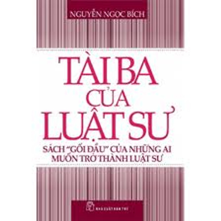 Sách Tài Ba Của Luật Sư