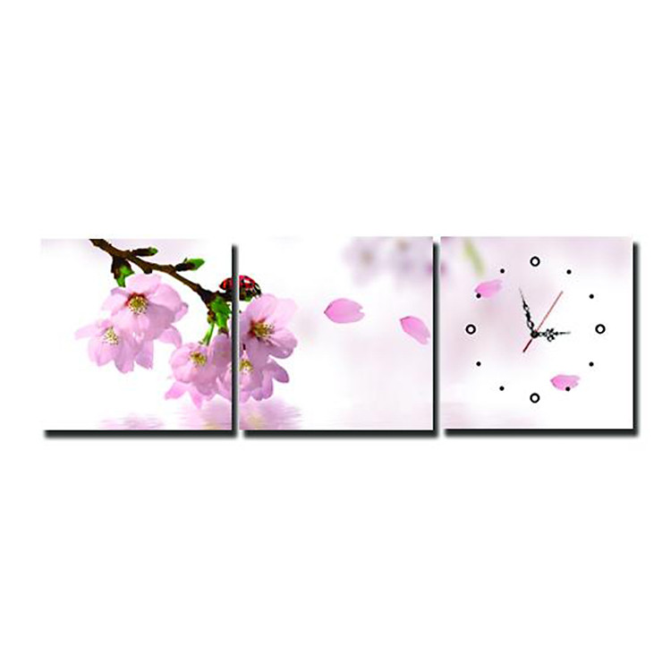 Tranh Đồng Hồ Suemall HL1235 - Hoa Xuân