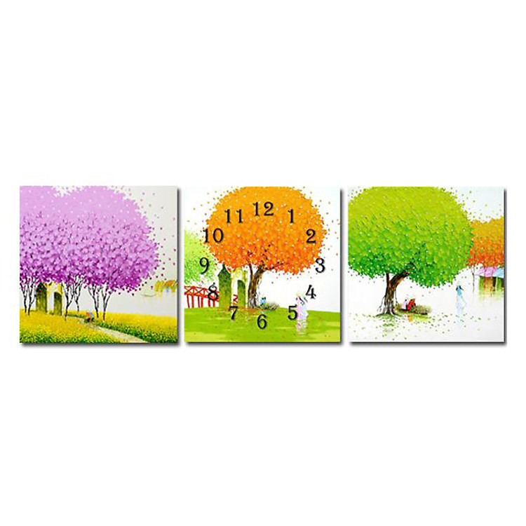 Tranh Đồng Hồ Suemall NT13909 - Sắc Màu 3
