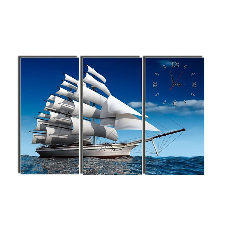 Tranh Đồng Hồ Suemall PT140101 - Thuận Buồm Xuôi Gió 2