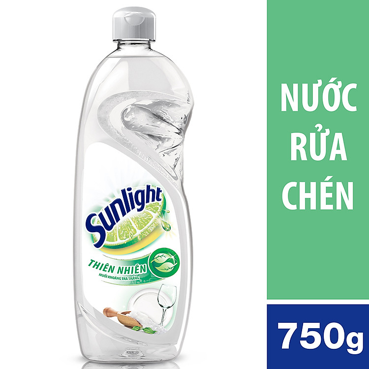 Nước Rửa Chén Sunlight Thiên Nhiên Dạng Chai (750g)