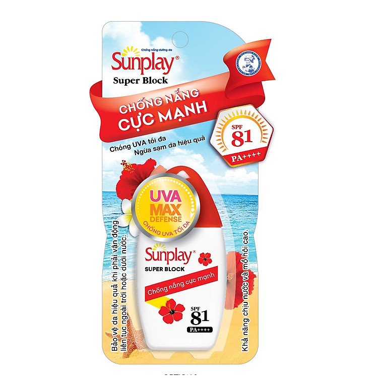 Sữa Chống Nắng Rohto Sunplay Super Block SPF81 - 30g