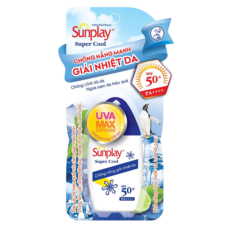Sữa Chống Nắng Giải Nhiệt Da Rohto Sunplay Super Cool SPF50 - 30g