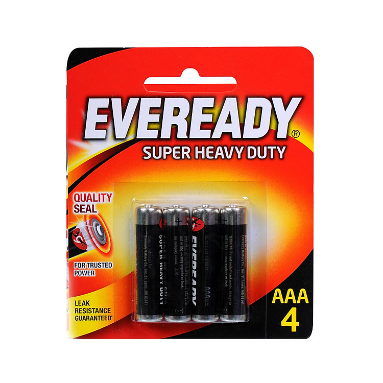 Pin AAA Eveready Sup Heavy Duty 1212 BP4 - 8888021100945
