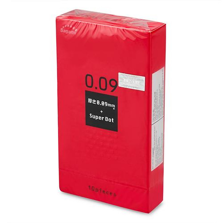 Bao Cao Su Sagami 0.09 Super Dot - Hộp 10 Gói