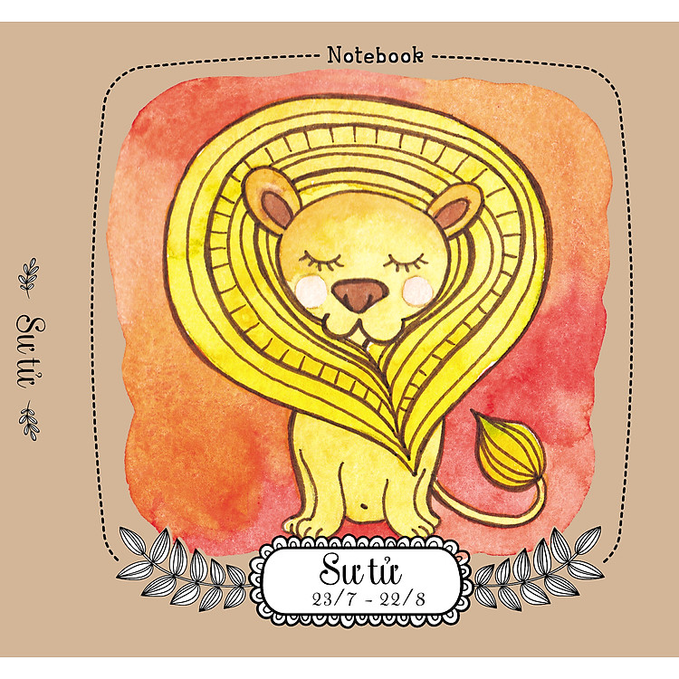 Sổ Notebook Minh Long - 12 Cung Hoàng Đạo - Sư Tử