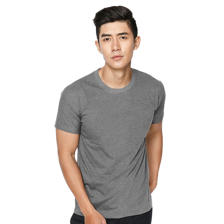 Áo Thun Nam Basic Suvi SuviTF0043 - Xám