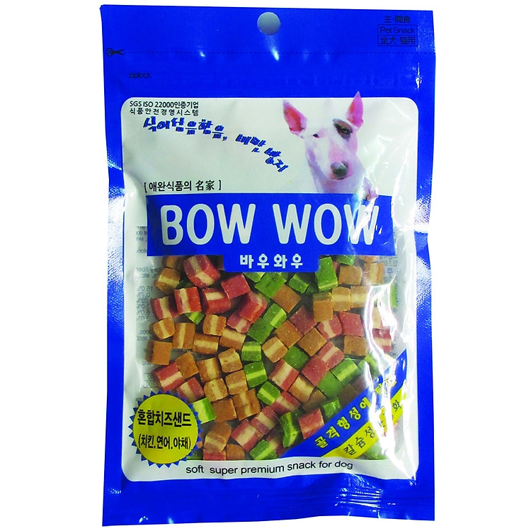 Sandwich Hỗn Hợp Bowwow Cho Chó SW-MX-120-120g