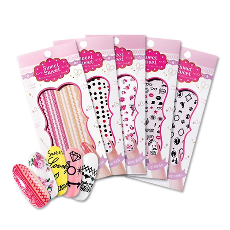 Miếng Trang Trí Móng Etude House Sweet Water Free Decal Sticker
