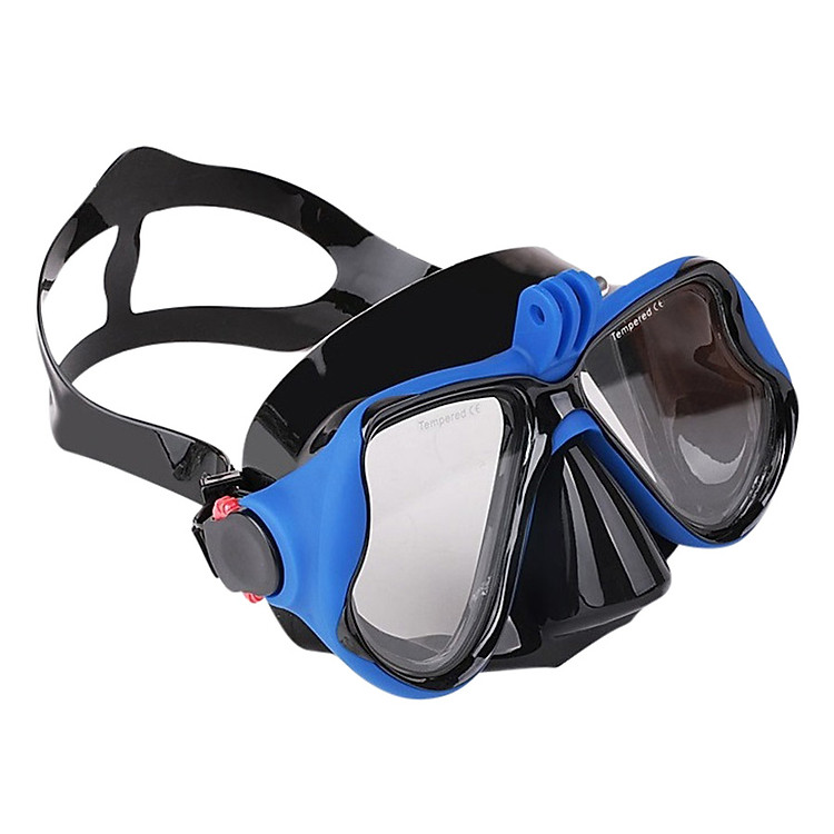 Kính Lặn Cường Lực Gắn Được Gopro POPO Swim-Mask B-Gopro-Blue - Xanh