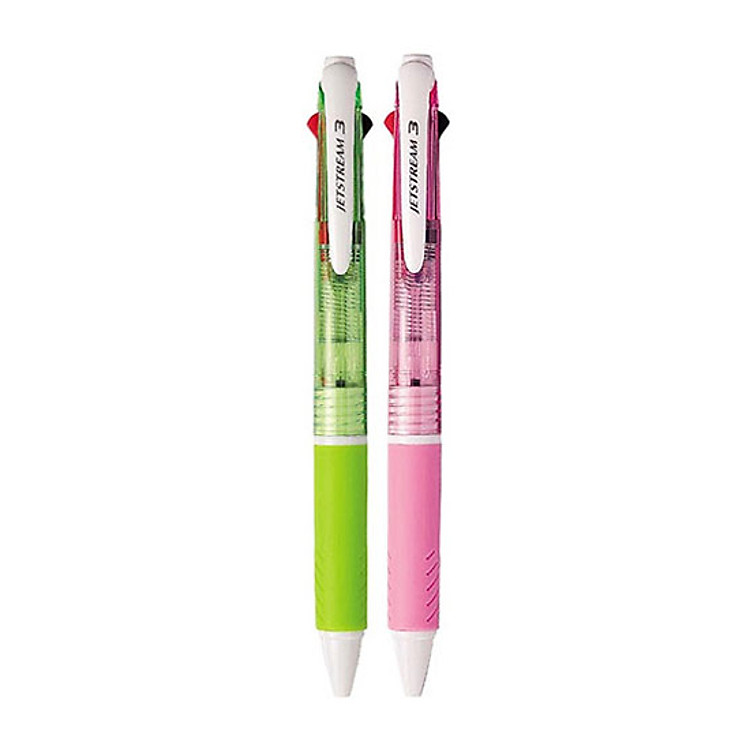 Bút Bi Bấm Jetstream 3 ngòi (xanh, đen, đỏ) (0.5),(0.7) SXE3-400