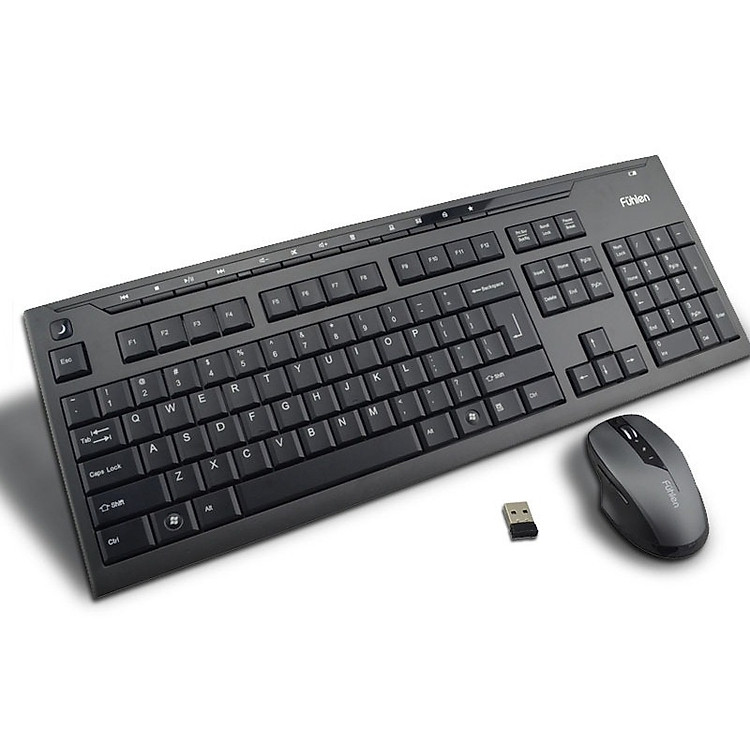 Combo Bàn phím Và Chuột Không Dây Fuhlen A200G - Hàng Chính Hãng