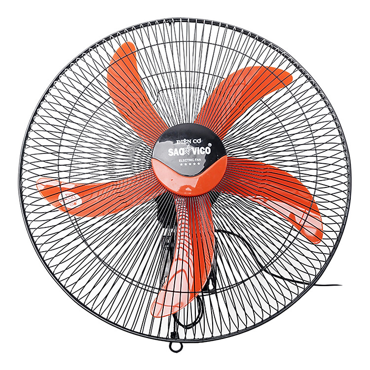 Quạt Treo Tường 1 Dây Saovico T 401 Dây Đồng - Đen Cam