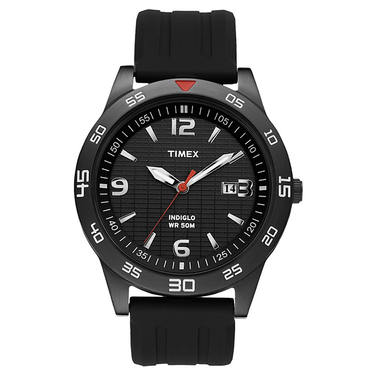 Đồng Hồ Nam Dây Cao Su Timex Men's Dress Sport T2N694